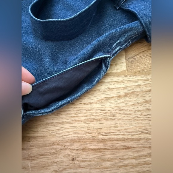 NEW WITH TAGS 7 For All Mankind Denim Shirtdress Lyocell Size Large - Picture 14 of 16